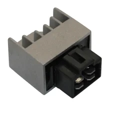REGULATEUR DE TENSION SCOOT ADAPTABLE HONDA 50 SFX, SH, X8R  (CONNECTEUR NOIR 4 FICHES)  -P2R-