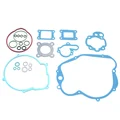 JOINT MOTEUR 50 A BOITE ADAPTABLE MINARELLI 50 AM6 1995>1999/APRILIA 50 RS 1995>1999/MBK 50 X-POWER 1997>1999/YAMAHA 50 TZR 1997>1999  (JOINT CULASSE ALU) (POCHETTE COMPLETE)  -ARTEIN-