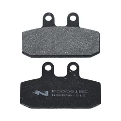 BRAKE PADS NEWFREN FOR APRILIA 125-150-200-250-300-400-500 SCARABEO Front DERBI 125-250-300 RAMBLA Front MALAGUTI 500 SPIDERMAX Front (FD0091BE) (SCOOTER ELITE ORGANIC)