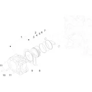 Groupe cylindre-piston-axe