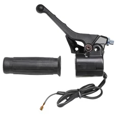 POIGNEE DE FREIN CYCLO ADAPTABLE PEUGEOT 103 TYPE CLB AVEC BOUTON GAUCHE NOIR -SELECTION P2R-