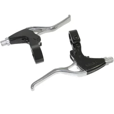 LEVIER DE FREIN VTT/VTC V-BRAKE 3 DOIGTS NEWTON ALU COURSE DU LEVIER REGLABLE (PAIRE SUR CARTE)