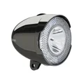 ECLAIRAGE VELO A PILE AVANT SUR GARDE-BOUE / PATTE AXA CLASSIC 706 LED 15 LUX NOIR AVEC INTERRUPTEUR LIVRE AVEC 3 PILES AAA