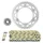 KIT CHAINE ADAPTABLE GAS GAS 300 EC 2000  520  13x47  (DIAM COURONNE 136/156/8.5)  (DEMULTIPLICATION ORIGINE)  -AFAM-