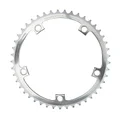 CHAINRING FOR TRACK BIKE- 5 Arms- 51T.Ø 144 ALUMINIUM SILVER 7075 FOR CHAIN 3.17mm (1"1/8) TA