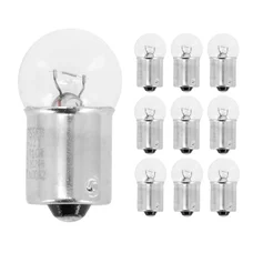 AMPOULE/LAMPE STANDARD  6V 10W CULOT BA15s NORME R10W GRAISSEUR BLANC (FEU DE POSITION) (BOITE DE 10)  -FLOSSER-