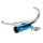 POT 50 A BOITE VOCA CHROMED POUR DERBI 50 SENDA, GPR/APRILIA 50 RS4/GILERA 50 SMT, RCR  (PASSAGE BAS - SILENCIEUX ALU BLEU)