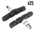 BRAKE PADS FOR MTB- THREADED STUD SYMETRIC- NEWTON 70mm BLACK (25 PAIRS IN A BOX)