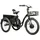 TRICYCLE ELECTRIQUE/VAE CITY LEADER FOX 24" LOVELO 2025 MIXTE NOIR BRILLANT 3V SHIMANO NEXUS MOTEUR ROUE AV BAFANG 36V 45Nm BATTERIE 16,7Ah (AVEC DIFFERENTIEL)