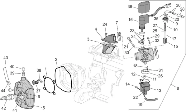 Culasse/Carburateur