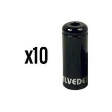 EMBOUT DE GAINE DE FREIN 5 mm ALU NOIR ETANCHE (VENDU PAR 10) -ELVEDES