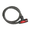 ANTITHEFT FOR BICYCLE - KEY SNAKE TYPE - MASTERLOCK Ø 18mm Lg 1m black -comes with 4 keys - SECURITY LEVEL 7