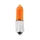AMPOULE/LAMPE HALOGENE MINIATURE H21W 12V 21W CULOT BAY9s TEMOIN ERGOTS DECALES ORANGE (CLIGNOTANT) (BOITE DE 10) -SELECTION P2R