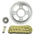 KIT CHAINE ADAPTABLE MASH 125 BLACK SEVEN 2017>2019  13x46  (DEMULTIPLICATION ORIGINE)  -AFAM-