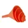 FUNNEL - PRESSOL - POLYETHYLENE ORANGE Ø  50-75-100-120mm  (SET OF 4)